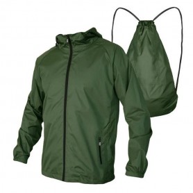 Áo khoác dù nam chống thấm làm balo 2 trong 1 có nón