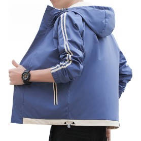 Áo khoác dù bomber nam có nón trùm phong cách nam tính