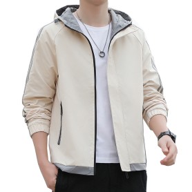 Áo khoác dù bomber nam có nón trùm phong cách nam tính