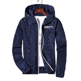 Áo khoác dù nam có nón xếp gọn